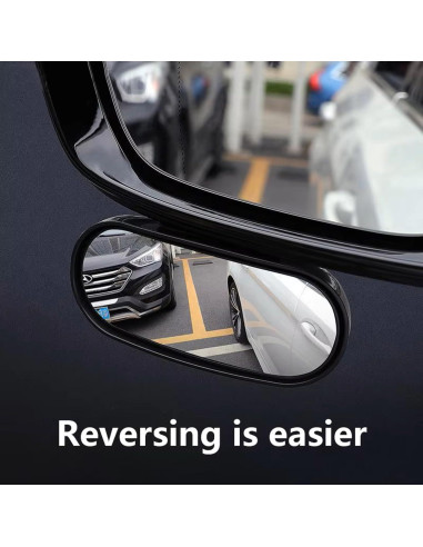 Espejo de Punto Ciego Z-oneMart HD 360 Rectangular 2 Piezas