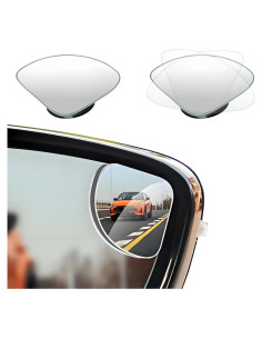 Espejos de Punto Ciego KVAEY 2 PCS Ajustables 360 HD
