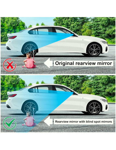 Espejos de Punto Ciego DF DUALFERV Redondos 5 cm Ajustables