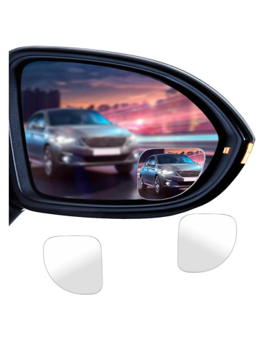 Espejo de Punto Ciego LHDOS Ajustable 5x5 cm Convexo