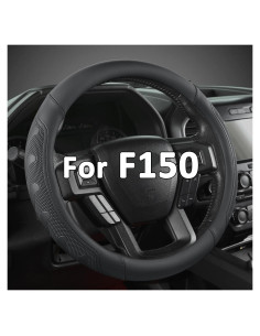 Cubierta de Volante GIANT PANDA para Ford F-Series 15.5-16" Negro