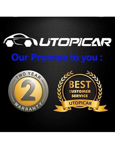 Espejo Convexo de Punto Ciego Utopicar 2.5" - 2 Piezas