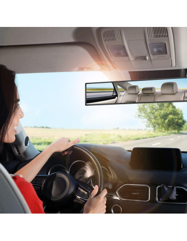 Espejo Retrovisor de Coche ANSHENYA 25.4x15.24cm Transparente