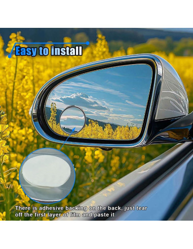 Espejo de Punto Ciego BDZMC 5.79 cm Ajustable Convexo