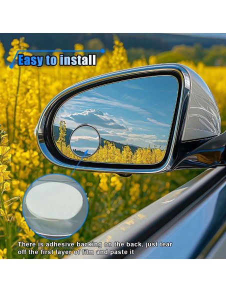 Espejo de Punto Ciego BDZMC 5.79 cm Ajustable Convexo