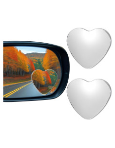 Espejos Convexos de Punto Ciego Piriuuo 2 Pcs 6x5cm Ajustables