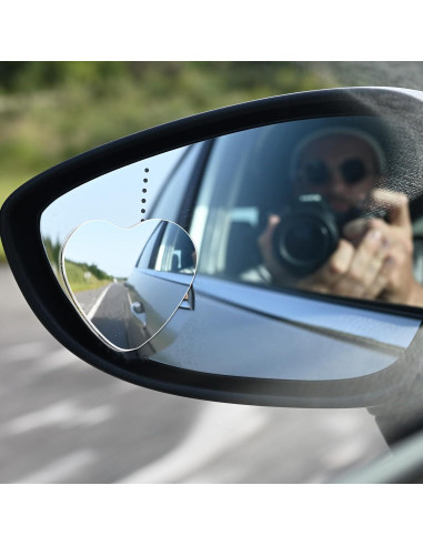 Espejos Convexos de Punto Ciego Piriuuo 2 Pcs 6x5cm Ajustables