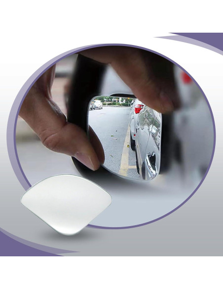 Espejos de Punto Ciego Leediga 2 Pcs Ajustables 4.57 cm