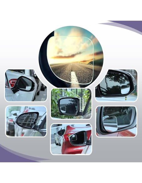 Espejos de Punto Ciego Leediga 2 Pcs Ajustables 4.57 cm