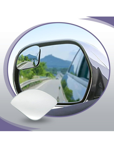 Espejos de Punto Ciego Leediga 2 Pcs Ajustables 4.57 cm