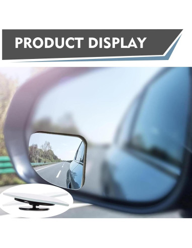 Espejos de Punto Ciego ijuicy ICYMDJ01 HD 2 Pcs Ajustables