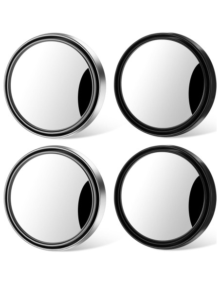 4 Espejos Convexos de Punto Ciego YUXIANLB 5.7 cm Ajustables