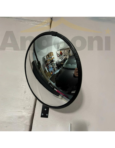 Espejo Convexo de Tráfico Angooni 38 cm Ajustable Seguridad