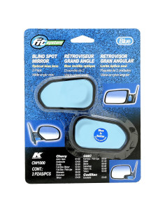 Espejo Convexo Fit System CW1000 Azul Personalizado - Par