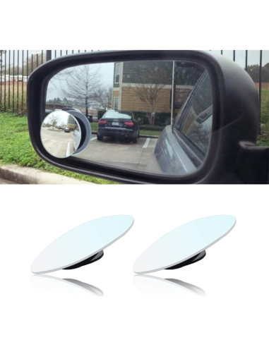Espejo de Punto Ciego BLAU GRUN 2" Convexo HD Sin Marco