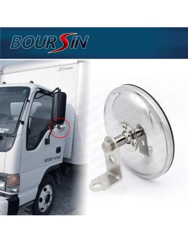 Espejo Convexo Redondo Boursin 12.7 cm Ajustable para Camiones
