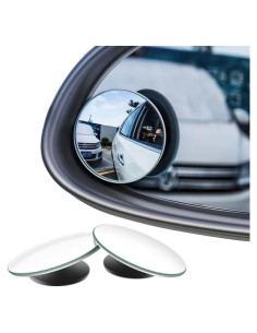 Espejo de Punto Ciego KARKOR Redondo HD Ajustable 360 - Paquete de 2
