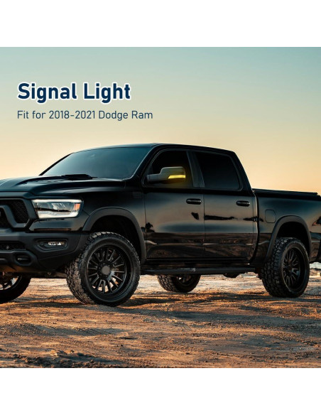 Espejo de Puerta HIGHTO para Dodge Ram 1500 2019-2022 LH