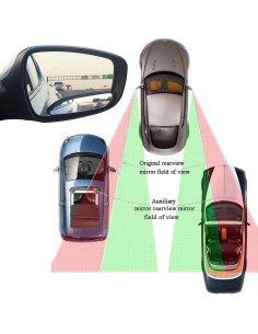 Espejos de Punto Ciego EEEKit 2 Piezas HD 360 Convexos 2