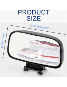 Espejo de Punto Ciego JONMON Ajustable 360 para Automóviles 2