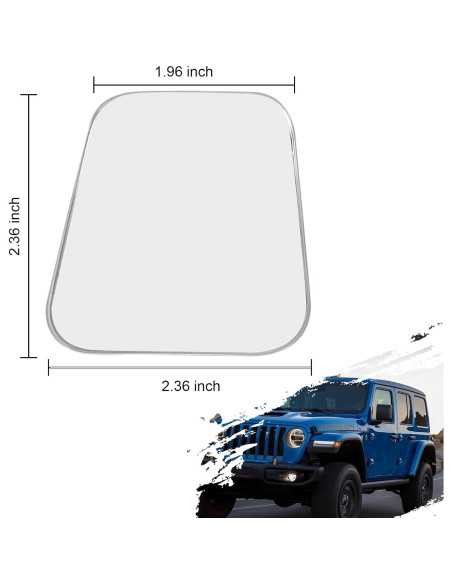 Espejo de Punto Ciego SUNPIE para Jeep Wrangler JK JL Ajustable