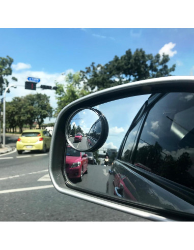 Espejo Convexo Redondo FdcLixuvol para Punto Ciego - 4 Pcs