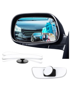 Espejo de Punto Ciego Yolev Convexo 19.5x12.5cm - 2 Piezas