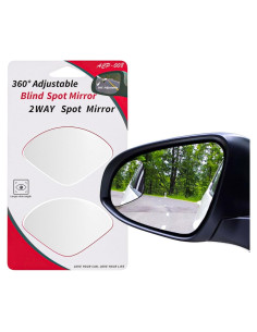 Espejos de Punto Ciego Universales D & K Exclusives, Vidrio HD