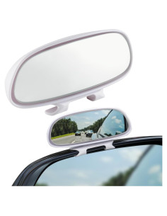 Espejo de Punto Ciego LivTee HD Convexo Ajustable 10.85x4.52cm