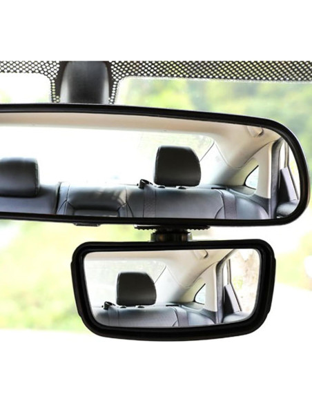 Espejo de Punto Ciego Berfi Life Rojo - 2 Paquete Ajustable