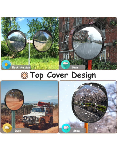 Espejo Convexo de Seguridad Hydencamm 18" para Exterior