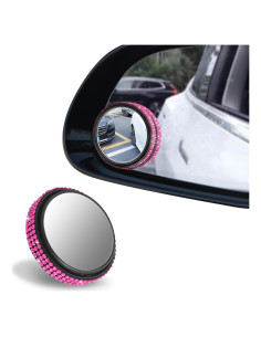 Espejo Convexo de Punto Ciego RGOAANC 5.84 cm Rosa 2 Pcs