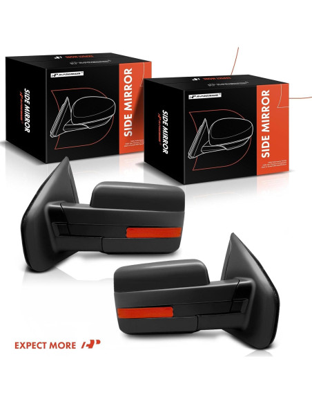 Espejos Eléctricos A-Premium para Ford F-150 2009-2011 - Cromo