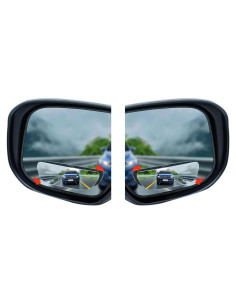 Espejos de Punto Ciego YIKANGHENG 9.9x3 cm Ajustables 2 Pcs