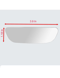 Espejos de Punto Ciego YIKANGHENG 9.9x3 cm Ajustables 2 Pcs 2