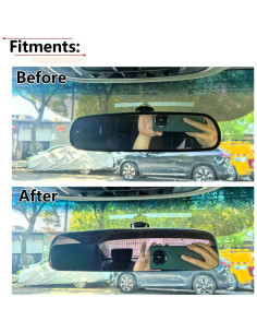 Espejo Retrovisor Sin Marco RLB-HILON 10.5" Universal 2