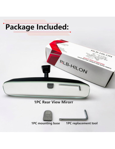 Espejo Retrovisor Sin Marco RLB-HILON 10.5" Universal