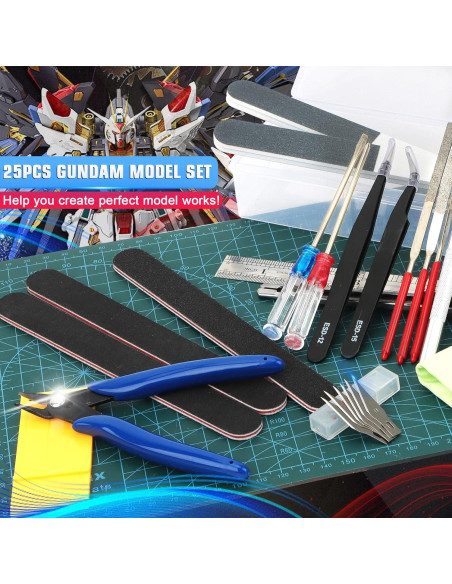 Kit de herramientas de modelismo Gundam 25 piezas OFNMY