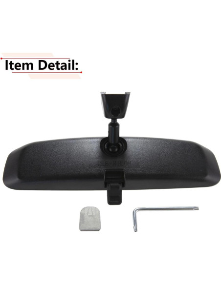 Espejo Retrovisor Sin Marco RLB-HILON 10.5" Universal