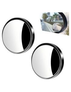 Espejos Redondos de Punto Ciego DACIRTY 2 PCS Ajustables HD