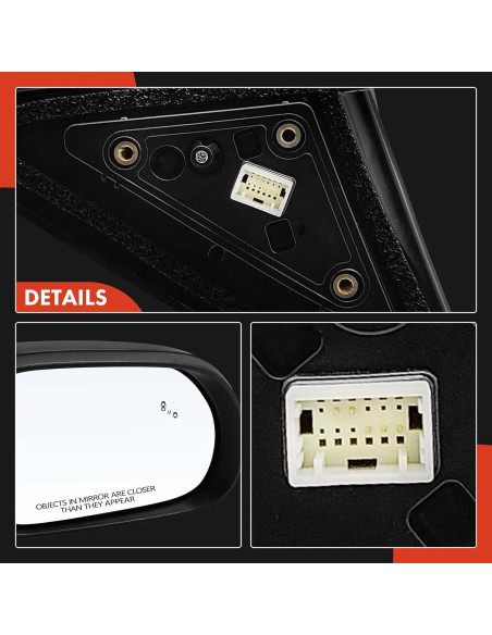 Espejo Retrovisor Lateral Eléctrico A-Premium Kia Soul 2020-2023