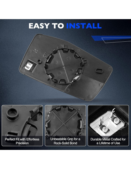 Espejo Calentado Misakomo Lado Derecho Chevy/GMC 2019-2024