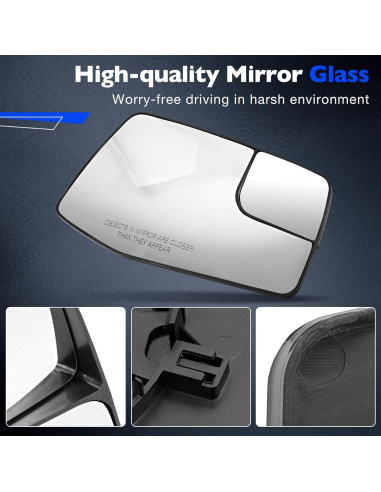 Espejo Calentado Misakomo Lado Derecho Chevy/GMC 2019-2024