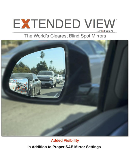 Espejos de Punto Ciego NXTGEN para BMW X5 - Juego de 2 Piezas