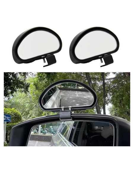 Espejos de Punto Ciego Arwrilt 2 PCS HD Ajustables 15x5.3cm