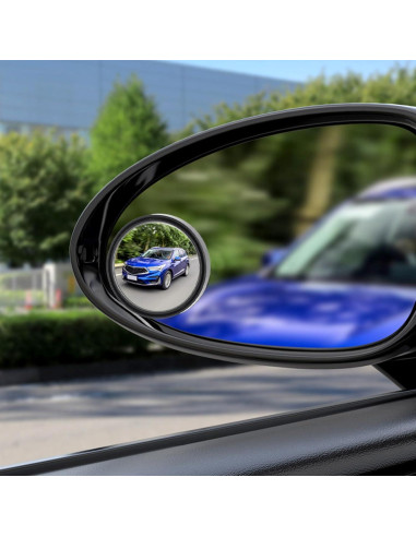 Espejos de Punto Ciego Yuomeaz - 2 Piezas, 5 cm, Negro