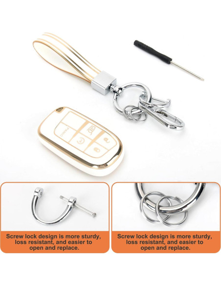 Cubierta de Llave Jeep Compatible 3 4 5 Botones MATELOTI