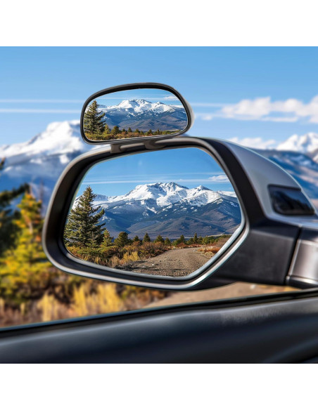 Espejo Retrovisor Convexo Ajustable Xuzimaoyi 360 para Coche