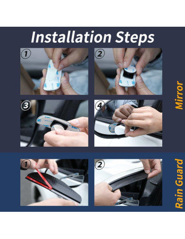 Espejos de Punto Ciego SANTACIN STC-YMJ-24 Redondos Ajustables