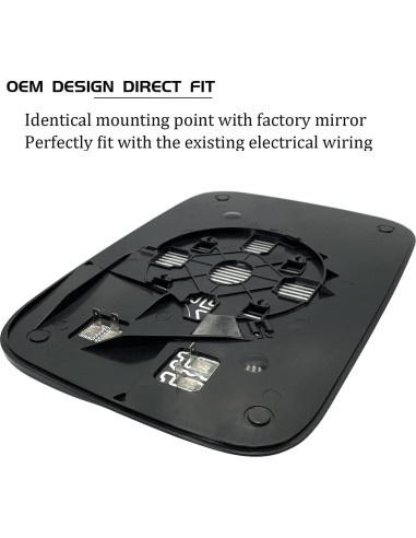 Espejo Convexo Calentado Lado Derecho SKARUMMER 2005-2008 Dodge Ram